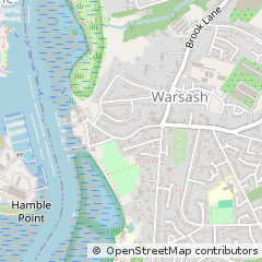 Map of Southampton, Hampshire