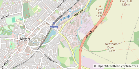 Map of Alton, Hampshire