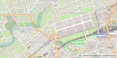 Map of Edinburgh