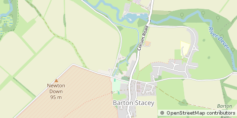 Map of Winchester, Hampshire
