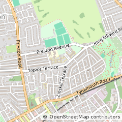 Map of North Shields, Tyne and Wear