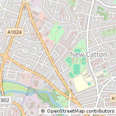Map of Norwich, Norfolk