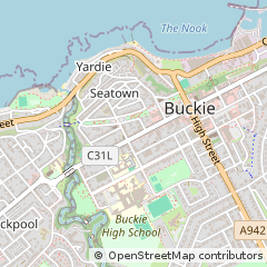 Map of Buckie, Moray
