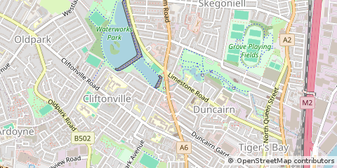 Map of Belfast