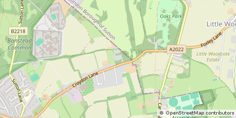 Map of Banstead