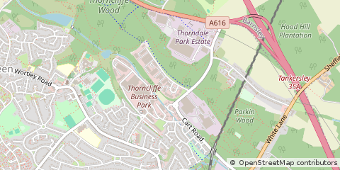 Map of Sheffield