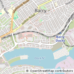 Map of Barry, Vale of Glamorgan