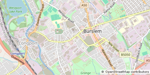 Map of Stoke-on-Trent