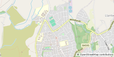 Map of Pontypridd