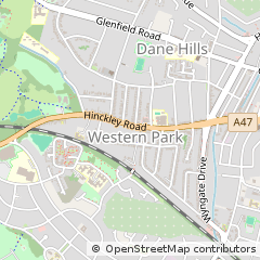 Map of Leicester