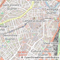 Map of Sheffield