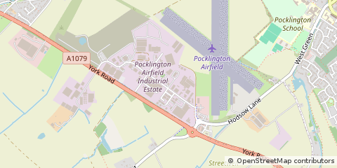 Map of Pocklington, East Yorkshire
