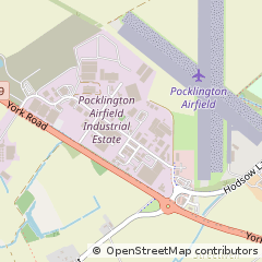 Map of Pocklington, East Yorkshire