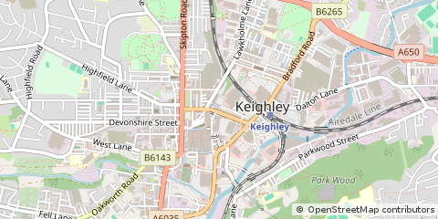 Map of Keighley