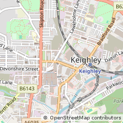 Map of Keighley