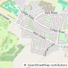 Map of Nottingham, Derbyshire