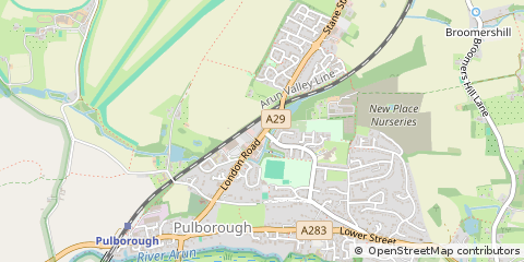 Map of West Sussex