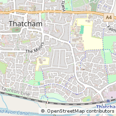 Map of Thatcham, Berkshire