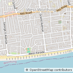 Map of Worthing