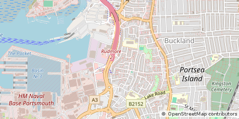 Map of Portsmouth, Hampshire