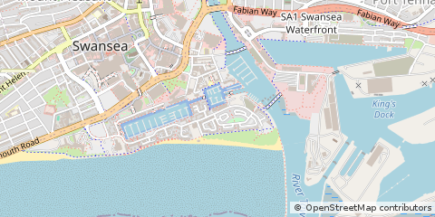 Map of Swansea