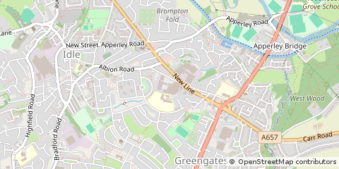 Map of Bradford
