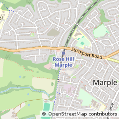 Map of Stockport, Cheshire