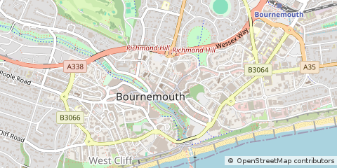 Map of Bournemouth