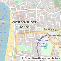 Map of Weston-Super-Mare