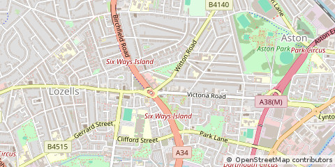 Map of Birmingham