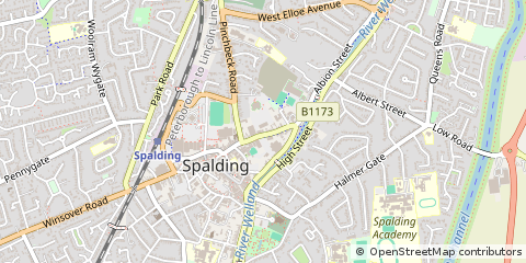 Map of Spalding