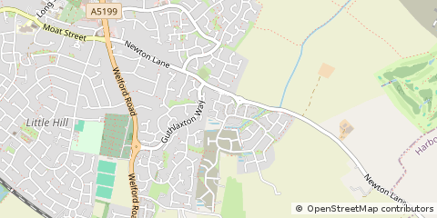 Map of Wigston