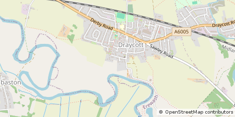 Map of Derbyshire