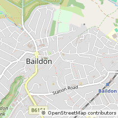 Map of Shipley, West Yorkshire