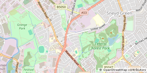 Map of Stoke-on-Trent