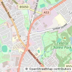 Map of Stoke-on-Trent