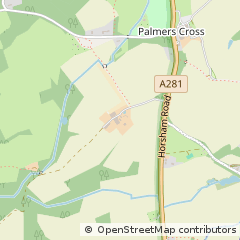 Map of Guildford, Surrey