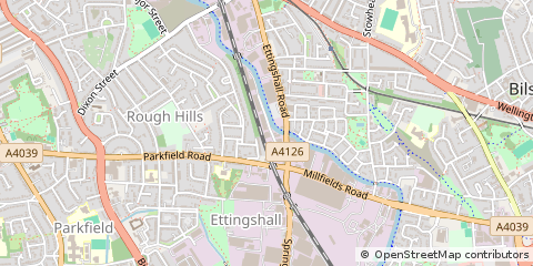 Map of Wolverhampton, West Midlands