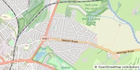 Map of Walsall