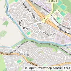 Map of Newport, Gwent