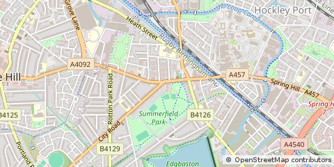 Map of Birmingham