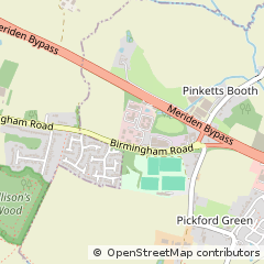 Map of Coventry, West Midlands