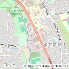 Map of Stoke on Trent