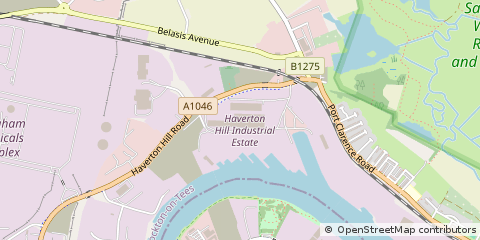 Map of Stockton on Tees