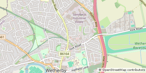 Map of Wetherby, North Yorkshire