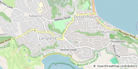 Map of Swansea