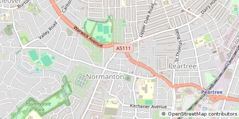 Map of Derby