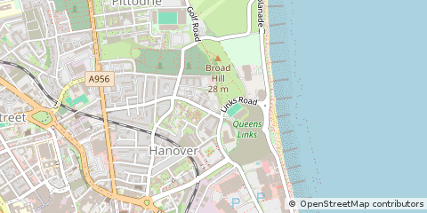 Map of Aberdeen, Aberdeenshire