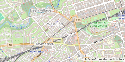 Map of Edinburgh