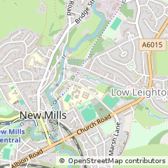 Map of NEW Mills, High Peak